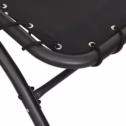 VidaXL 362706 outdoor chair Lounge Padded seat Polyester, Steel, Textile Black - Additional view 5