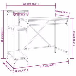 VidaXL 826715 desk - Additional view 8