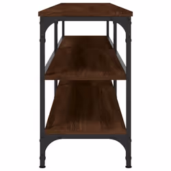 vidaXL TV Cabinet TV Stand TV Unit Media Cabinet Engineered Wood and Metal - brown oak - Additional view 5