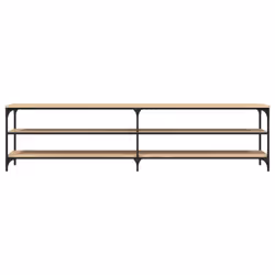vidaXL TV Cabinet TV Stand TV Unit Media Cabinet Engineered Wood and Metal - sonoma oak - Additional view 4