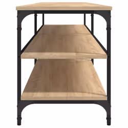 vidaXL TV Cabinet TV Stand TV Unit Media Cabinet Engineered Wood and Metal - sonoma oak - Additional view 5