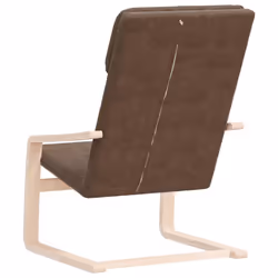 vidaXL Relaxing Chair Armchair Lounge Chair Sofa Office Seating Chair Fabric - dark brown - Additional view 5
