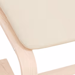 vidaXL Footstool Footrest Ottoman Stool Living Room Seat Foot Rest Fabric - cream - Additional view 6