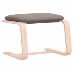 vidaXL Footstool Footrest Ottoman Stool Living Room Seat Foot Rest Fabric - taupe - Additional view 5