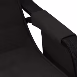 vidaXL Rocking Chair Lounge Chair Accent Chair Rocker Armchair Black Fabric - Additional view 5