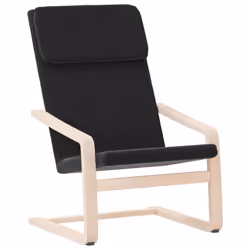 vidaXL Relaxing Chair Fabric Armchair Lounge Seat Office Chair Multi Colours - black
