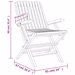VidaXL 3155005 outdoor furniture set - Additional view 8