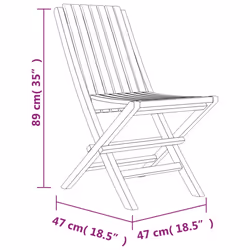 VidaXL 3155052 outdoor chair Terrace Teak - Additional view 5