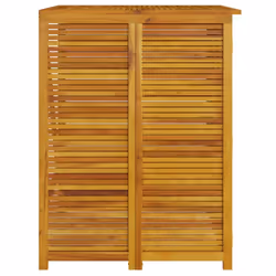 vidaXL Triple Garbage Bin Shed Wheelie Bin Shed Hideaway Solid Wood Acacia - 4 bins - Additional view 5