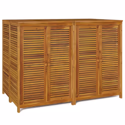 vidaXL Garden Storage Box Outdoor Storage Box Tool Chest Solid Wood Acacia - 140 x 87 x 104 cm