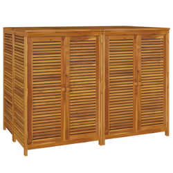 vidaXL Garden Storage Box Outdoor Storage Box Tool Chest Solid Wood Acacia - 140 x 87 x 104 cm