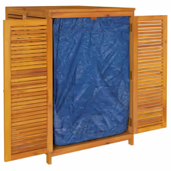 vidaXL Garden Storage Box Outdoor Storage Box Tool Chest Solid Wood Acacia - 140 x 87 x 104 cm - Additional view 4