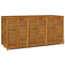 vidaXL Garden Storage Box Outdoor Storage Box Tool Chest Solid Wood Acacia - 210 x 87 x 104 cm