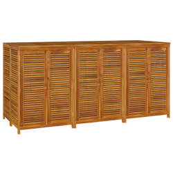 vidaXL Garden Storage Box Outdoor Storage Box Tool Chest Solid Wood Acacia - 210 x 87 x 104 cm