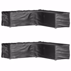 vidaXL L-Shaped Garden Furniture Covers Outdoor Furniture Cover 16 Eyelets - 250 x 250 x 70 cm/ 2 pcs