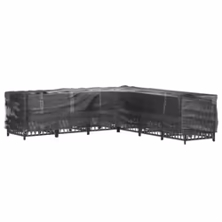 vidaXL L-Shaped Garden Furniture Covers Outdoor Furniture Cover 16 Eyelets - 300 x 300 x 70 cm/ 2 pcs - Additional view 7