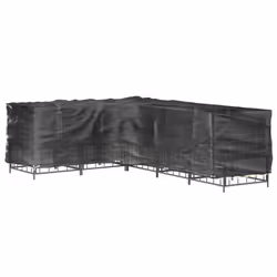 vidaXL L-Shaped Garden Furniture Covers Outdoor Furniture Cover 16 Eyelets - 220 x 285 x 80 cm/ 2 pcs - Additional view 9