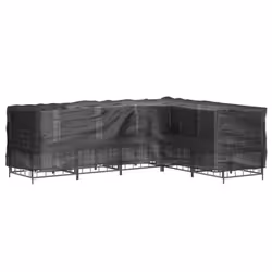 vidaXL L-Shaped Garden Furniture Covers Outdoor Furniture Cover 16 Eyelets - 285 x 220 x 80 cm/ 2 pcs - Additional view 7