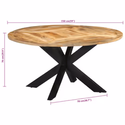 VidaXL 351710 kitchen/dining table - Additional view 8