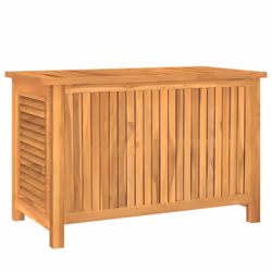 vidaXL Garden Storage Box Outdoor Storage Box Chest with Bag Solid Wood Teak - 90 x 50 x 58 cm - Additional view 6