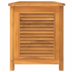 vidaXL Garden Storage Box Outdoor Storage Box Chest with Bag Solid Wood Teak - 114 x 50 x 58 cm - Additional view 5
