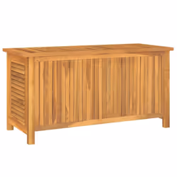 vidaXL Garden Storage Box Outdoor Storage Box Chest with Bag Solid Wood Teak - 114 x 50 x 58 cm - Additional view 6