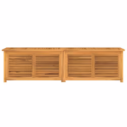 vidaXL Garden Storage Box Outdoor Storage Box Chest with Bag Solid Wood Teak - 200 x 50 x 53 cm - Additional view 2