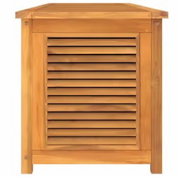 vidaXL Garden Storage Box Outdoor Storage Box Chest with Bag Solid Wood Teak - 200 x 50 x 53 cm - Additional view 5