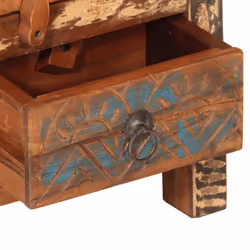 vidaXL Bathroom Furniture Set Vanity Unit Cabinet 4 Piece Solid Wood Reclaimed - Additional view 8
