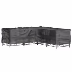 vidaXL L-Shaped Garden Furniture Covers Outdoor Furniture Cover 16 Eyelets - 250 x 250 x 70 cm/ 1 pcs - Additional view 9