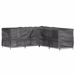 vidaXL L-Shaped Garden Furniture Covers Outdoor Furniture Cover 16 Eyelets - 285 x 285 x 70 cm/ 1 pcs - Additional view 9