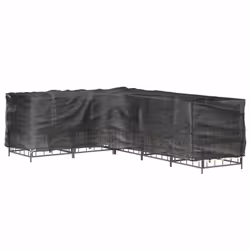 vidaXL L-Shaped Garden Furniture Covers Outdoor Furniture Cover 16 Eyelets - 260 x 210 x 80 cm/ 1 pcs - Additional view 9