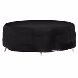 vidaXL Island Lounge Covers Outdoor Furniture Cover Sofa Cover 8 Eyelets Round - 236 x 67 cm/ 1 pcs