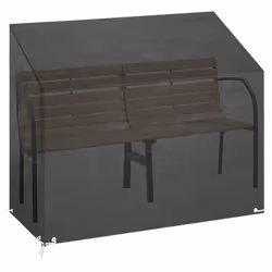 vidaXL Garden Bench Cover Outdoor Furniture Cover Patio 8 Eyelets Polyethylene