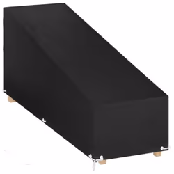 vidaXL Sunlounger Cover Outdoor Furniture Cover Patio 12 Eyelets Polyethylene - 205 x 75 x 40/70 cm/ 1 pcs