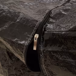 vidaXL Garden Cushion Storage Bags Outdoor Cushion Storage Bag Polyethylene - 150 x 75 x 75 cm/ 1 pcs - Additional view 5