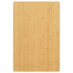 vidaXL Table Top Restaurant Home Tabletop Replacement Dining Table Top Bamboo - 60 x 100 x 2.5 cm