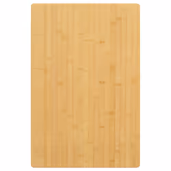 vidaXL Table Top Restaurant Home Tabletop Replacement Dining Table Top Bamboo - 40 x 60 x 4 cm