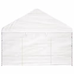 vidaXL Gazebo with Roof White 11.15x4.08x3.22 m Polyethylene - Additional view 3
