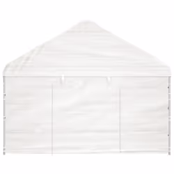 vidaXL Gazebo with Roof White 20.07x4.08x3.22 m Polyethylene - Additional view 3