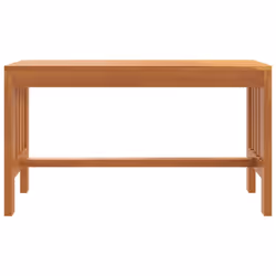 vidaXL Garden Bench Outdoor Bench Seat Wooden Bench Solid Wood Eucalyptus - 80 x 35 x 45 cm