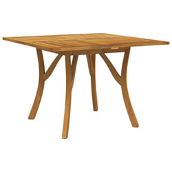 vidaXL Garden Table Outdoor Coffee Table Wooden Dining Table Solid Wood Acacia - 110 x 110 x 75 cm, rectangular