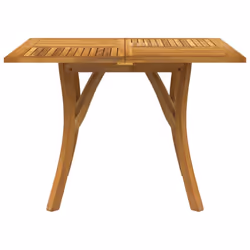 vidaXL Garden Table Outdoor Coffee Table Wooden Dining Table Solid Wood Acacia - 110 x 110 x 75 cm, rectangular