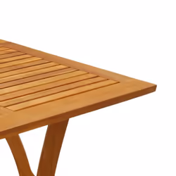 vidaXL Garden Table Outdoor Coffee Table Wooden Dining Table Solid Wood Acacia - 110 x 110 x 75 cm, rectangular - Additional view 4