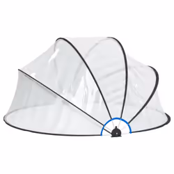 vidaXL Pool Dome Round PVC Outdoor Patio Hot Tub Swimming Pool Dome Cover Tent - 315 x 158 cm