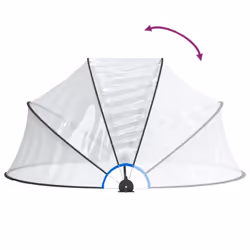 vidaXL Pool Dome Round PVC Outdoor Patio Hot Tub Swimming Pool Dome Cover Tent - 315 x 158 cm - Additional view 6