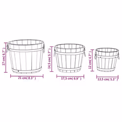 VidaXL 363362 planter Metal, Wood - Additional view 6