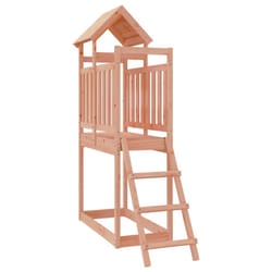 vidaXL Play Tower Climbing Frame Garden Play Tower with Ladder Solid Wood Pine - solid douglas wood