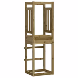 vidaXL Play Tower Kids Outdoor Climbing Frame Garden Play Tower Solid Wood - solid impregnated pinewood