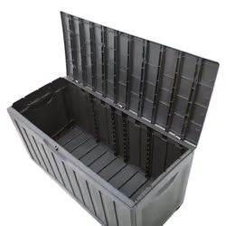 vidaXL Storage Box Black 118x53x57 cm Polypropylene Storage Chest Blanket Box - Additional view 4